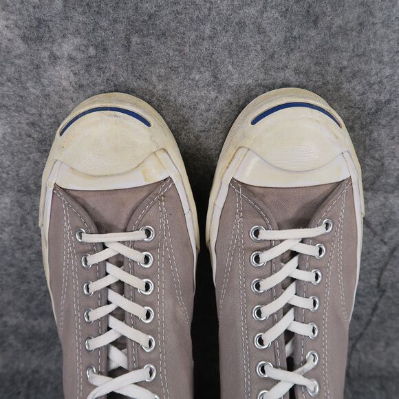 Converse Shoes Mens 9 Sneakers Jack Purcell Comfort Wedge Classic Canvas Grey - Picture 7 of 16